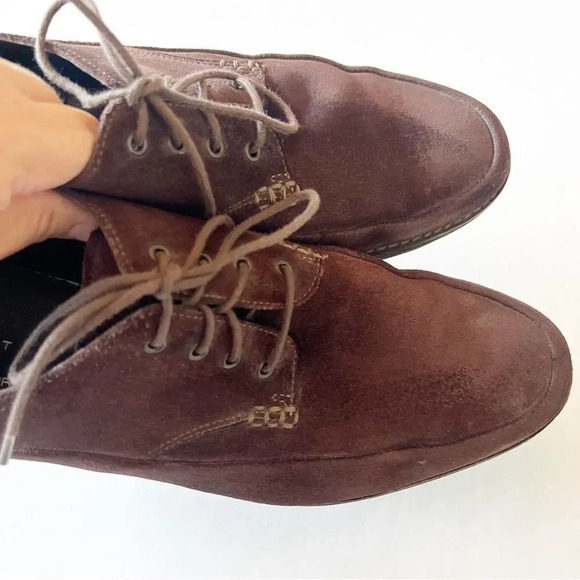 Rockport Adidas Adiprene Brown Suede Loafer Men’s Size 10 Work Shoe Comfort Tech - Picture 6 of 11